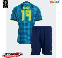 Kolumbia Rafael Santos Borre #19 Koszulka Wyjazdowa dzieci MŚ 2026 Krótki Rękaw (+ krótkie spodenki)